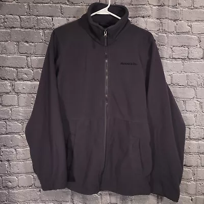 Snozu Men's Large Gray Fleece Full Zip Jacket • $9.99