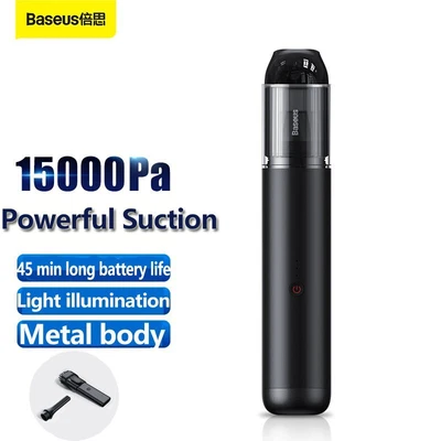 $68.99 • Buy Baseus 15000Pa Portable Car Vacuum Cleaner Duster Handheld 135W Strong Suction