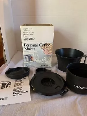 MR. COFFEE Personal Coffee Maker Microwave Model QB3 Made In USA 10 Oz • $16.99