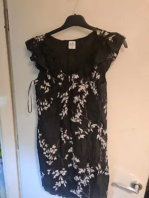 Belle By Oasis Black Midi Dress SleeveLess Womens Size 10 • £5.99