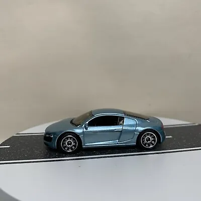 2007 Matchbox MBX Metal #14 Audi R8 Ice Blue Metallic/Colored Side Blade 1:62 NM • $13.29