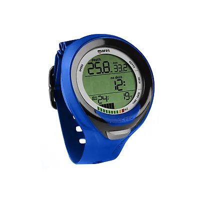 Mares Puck Pro + Dive Computer Scuba Diving Watch 414135 Blue • $329.95