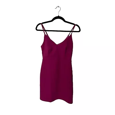 NWT Lulus Dear Desires Magenta Bodycon Mini Dress Size S • $30
