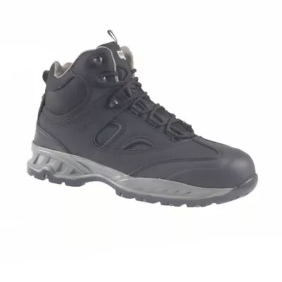 Mens S3 Safety Boots Composite Toe Cap Work Ankle Hiker Trainers Shoes Hiking • £19.95