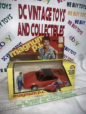 Vintage 1982 MAGNUM PI Ferrari & Figure LJN Toys LTD Rare TOM SELLECK TV 🔥 • $2500