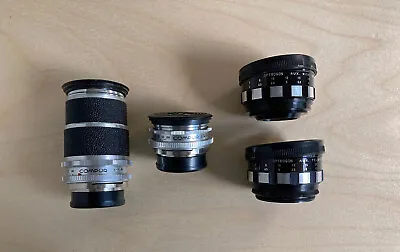 Camera Lens Lot - Voigtlander - Skoparex - Dynarex - Optrogon - Bessamatic • $150
