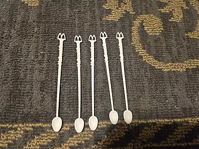 5 NEW McDonald's McDonalds Coffee Spoon Spoons Stir Tea Stirrers • $25.35