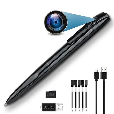 Hidden Cam Pocket Pen Camera 1080P HD Mini Body Video Recorder DVR Security USB • $34.99