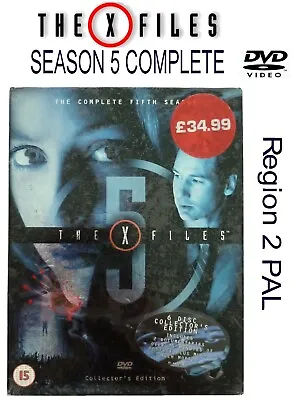 X-Files Complete Season 5 DVD Box Set Collector's Edition • £34.99