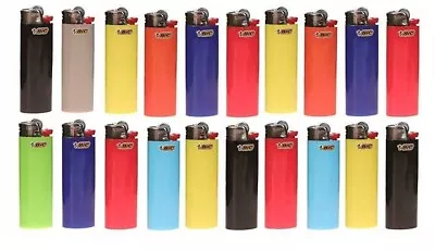 20 Full Size BIC Lighters Assorted Color Multipurpose Kitchen BBQ Fireplace Camp • $31.99