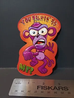 Monkey Prism Vending Machine Sticker 2005 Near Vintage You Talkin To Me • $4.98