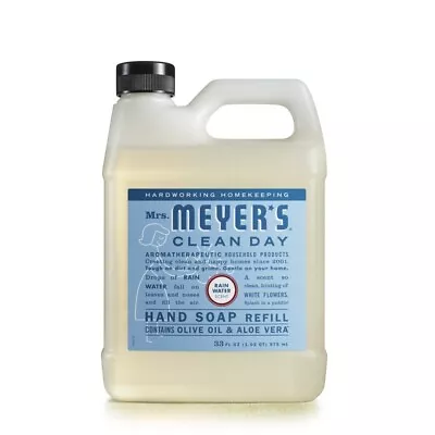 Mrs. Meyer's 11216 Rain Water Clean Day Hand Soap Refill 33 Oz. • $16.29