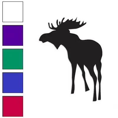Bull Moose Antler Vinyl Decal Sticker Multiple Colors & Sizes #467 • $4.95
