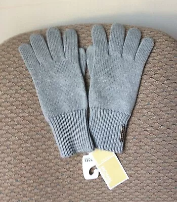 Michael Kors Womens Wool Blend Touch Tip Tech Knit Gloves - Heather Grey (NWT) • $29.99