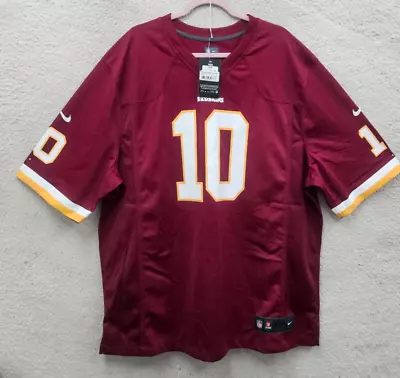Nike NFL Men Jersey XXL Burgundy Washington Redskin #10 Griffin III Shirt • $41.39
