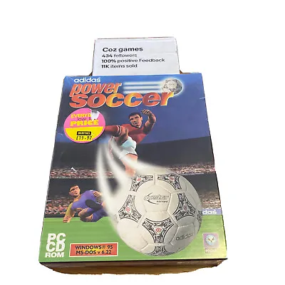 Adidas Power Soccer For PC CD ROM Brand New Sealed Never Opened • $120