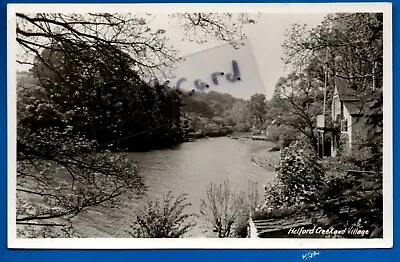 Rp Photo Postcard Helford Creek & Village Cornwall Nr Falmouth Mawgan Meanporth • £1.29