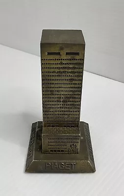 1979 Piaget Building Nyc New York Grand Opening Metal Sculpture Sky Scraper Rare • $799.99