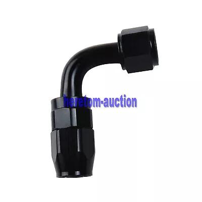 AN8 8AN 90 Degree Fast Flow Swivel Fuel Oil Gas Line Hose End Fitting Adaptor • $16.98