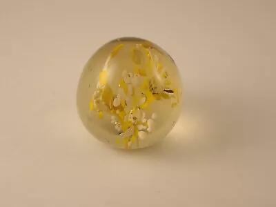 Vintage Art Glass Blown Paperweight 2 1/4   Egg Shaped Murano? • $14.90