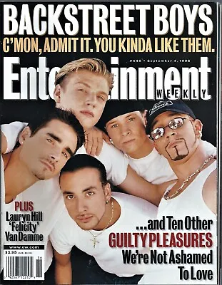 Entertainment Weekly  Sept 4 1998 Backstreet Boys Cover Jean-Claude Van Damme • $24.95