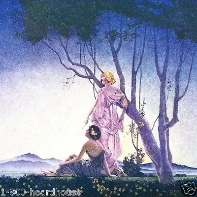 Vintage Original 1920s MAXFIELD PARRISH STYLE Art Deco Print NOS Unused • $10.36