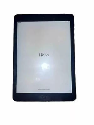 Apple IPad Air 1st Gen. 16GB Wi-Fi + Cellular (Unlocked) 9.7in - Space Grey... • $79