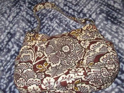 Nwot Vera Bradley Slate Blooms Large Tote Hand Bag Free Ship USA • $38.99