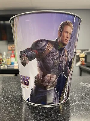 Brand New 2019 Marvel Avengers Endgame Captain America Popcorn Tin • $35