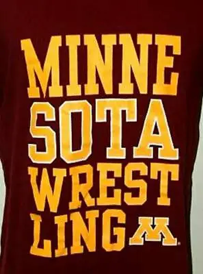 Screened Minnesota Wreatling T Shirt Burg Large  • $15