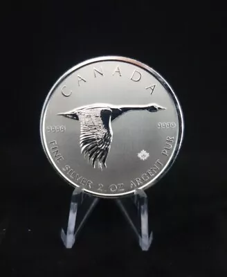 2020 $10 Canada 2 Oz .9999 Silver Flying Canadian Goose - Extra Thick  • $170