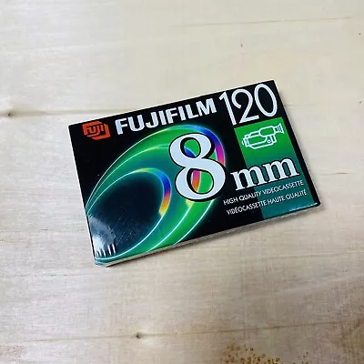 NEW Fujifilm 120 8mm Video Cassette P6-120 NEW SEALED • $9.99