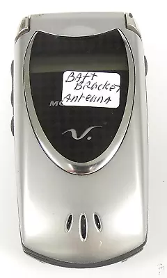 Motorola V Series V60t / V60 T - Silver ( AT&T ) Rare TDMA Cellular Flip Phone • $8.49