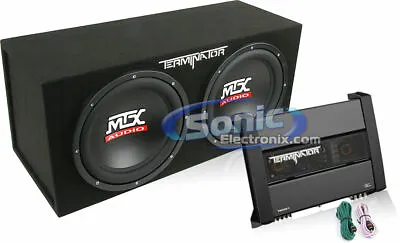 MTX Audio Terminator TNP212D Amplified Loaded Dual 12  Enclosed Subwoofer System • $279.95