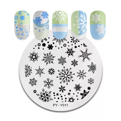 PICT YOU Flower Nail Stamping Plates Geometry Line Nail Art Printing Templates • $1.49