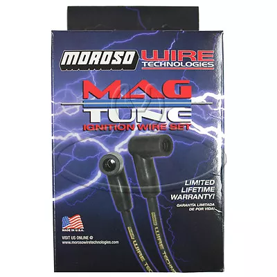 MADE IN USA Moroso Mag-Tune Spark Plug Wires Custom Fit Ignition Wire Set 9677M • $72.99