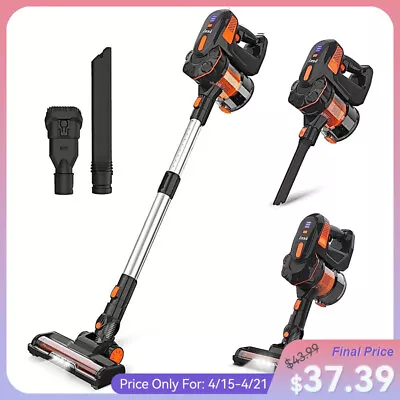 INSE V70 Cordless Handheld Stick Upright Vacuum | Orange | Certified Refurbished • $43.99