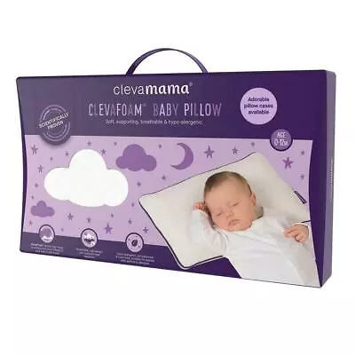 ClevaMama ClevaFoam Memory Foam Baby Pillow • £20.95