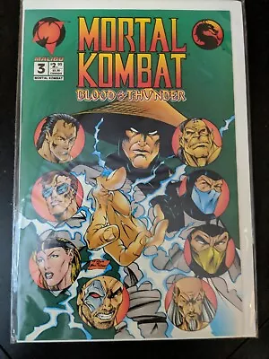 Malibu Comics Mortal Kombat Blood And Thunder #3 1994 RARE 👀 Bagged & Boarded  • $13.75