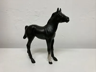 Vintage Beswick Black Beauty Foal Horse 14.5cm Tall Figure Ornament • £30