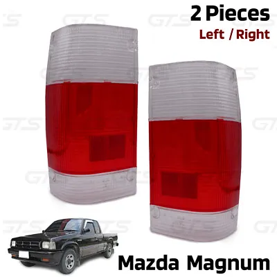 Tail Lamp Rear Light White Red Lens For Mazda Magnum B2000 B2200 2600 1986 1993 • $27.19