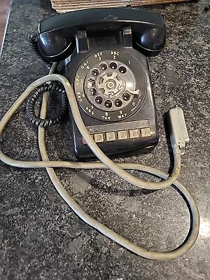 565HKM BELL WESTERN ELECTRIC DESK ROTARY PHONE Black  MULTI LINE SYSTEM • $45