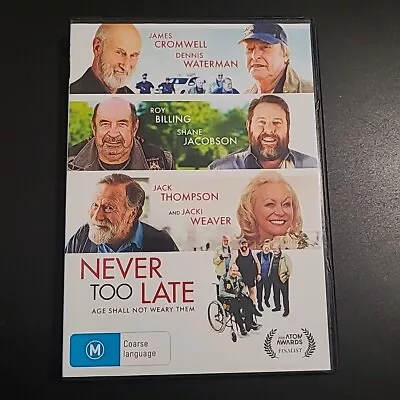 Never Too Late (DVD 2020) • $10