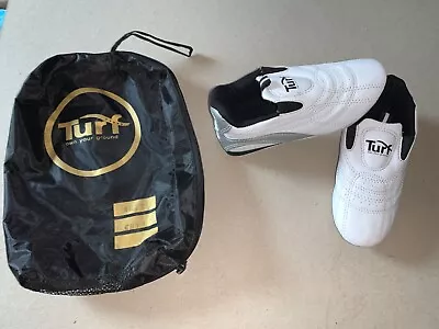NEW TURF MARTIAL ARTS SHOES (WHITE) Child Size 13 With Bag • $20