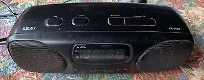 Vintage AKAI Clock Radio - CR-5000  AM/FM - See Description And Photos. • $16