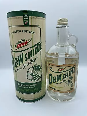 Mountain Dew Dewshine Limited Edition First Batch 2015 Sealed Glass Bottle 25oz • $75