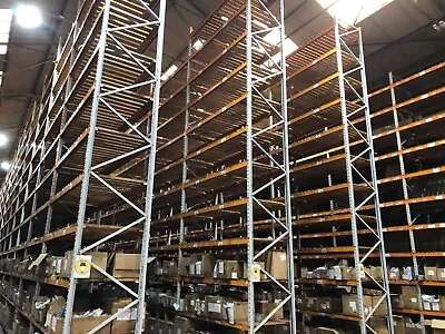 HEAVY DUTY WAREHOUSE PALLET RACKING Upright 8m X 1050mm Beams 2.7m Plus Decking • £75