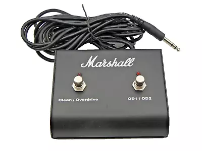 Marshall PEDL-10013 2-Button Foot Switch Clean/Overdrive & OD1/OD2 With LEDs • $49.95