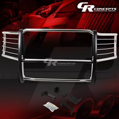 Chrome Front Bumper Grille/grill Guard For 2008-2010 Ford F250-f550 Super Duty • $338.98