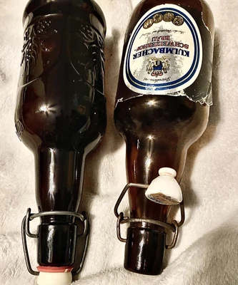 $10 • Buy VINTAGE GROLSCH AND Kulmbacher Schweizerhof Brau GERMAN BEER BOTTLE SWING TOP